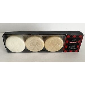 Tri Coastal Design Men's‎ Black Pepper Scented 3 Bar Shave Soap Replenish Set